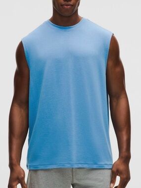 Lululemon Men's Sleeveless Crewneck Tank Top - Sky Blue XS (New without tags)